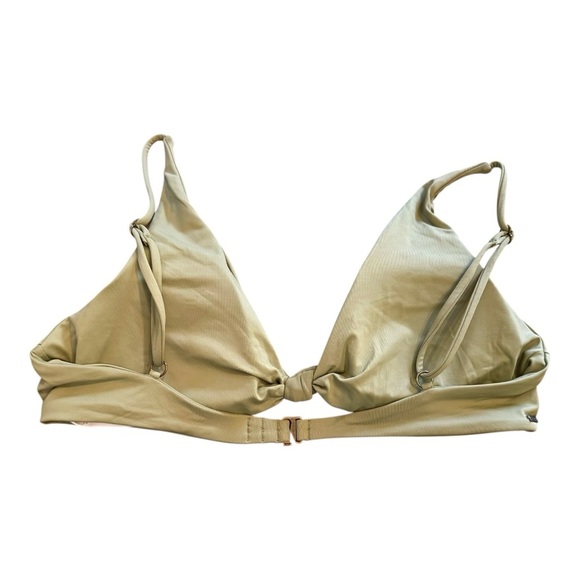 O’Neill Saltwater Solids Pismo Tall Tri Bralette Top in olive NWOT - Picture 4 of 6